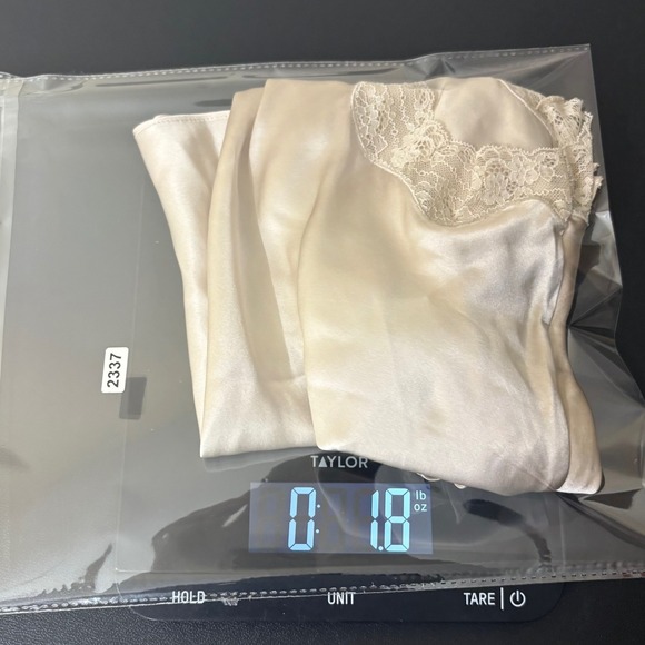 Cami NYC Ronan Silk Camisole Top Womens S Oat Lace Trim Charmeuse Quiet Luxury - Picture 12 of 12